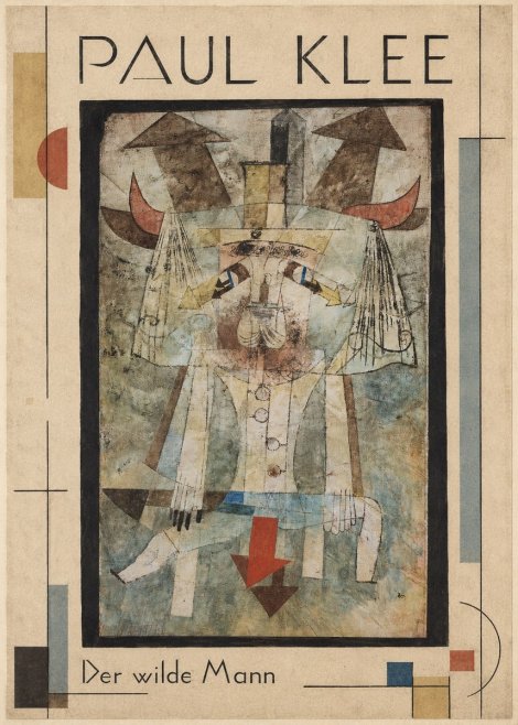 Paul Klee Der Wilde Mann No1 - Plakat