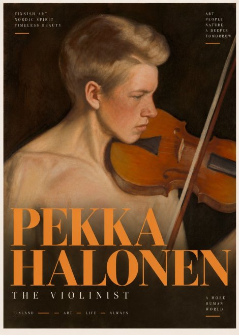 Pekka Halonen The Violinist No6 - Plakat