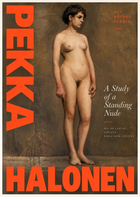 Pekka Halonen A Study of a Standing Nude No3 - Plakat