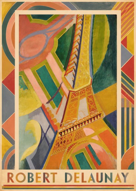 Robert Delaunay The Eiffel Tower No2 - Plakat