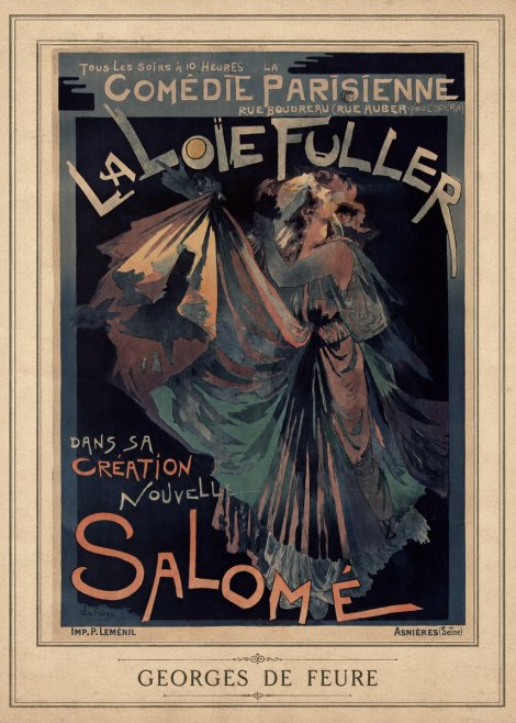 Georges de Feure La Loïe Fuller - Salomé III No3 - Plakat