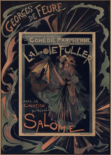 Georges de Feure La Loïe Fuller - Salomé III No4 - Plakat
