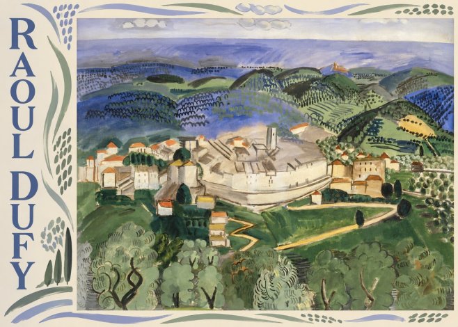 Raoul Dufy Vue De Vence No2 - Plakat