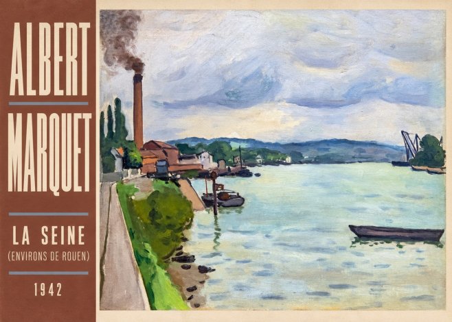 Albert Marquet La Seine (Environs De Rouen) No3 - Plakat