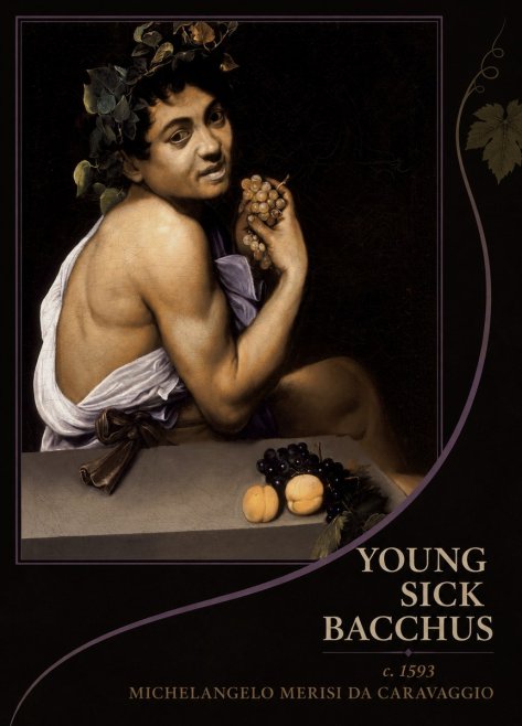 Michelangelo Merisi da Caravaggio Young Sick Bacchus No4 - Plakat