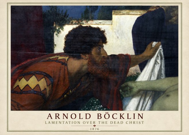 Arnold Böcklin Compianto Sul Cristo Morto No2 - Plakat