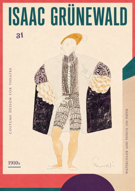 Isaac Grünewald Costume Design for Theatre No3 - Plakat