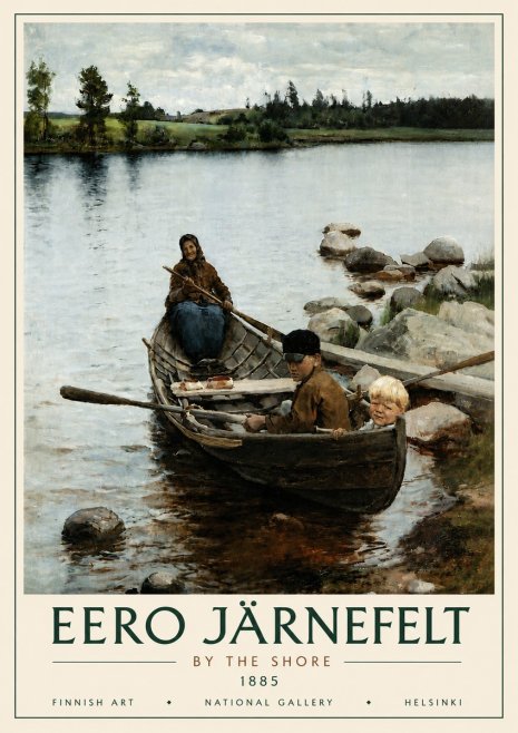 Eero Järnefelt By the Shore No6 - Plakat