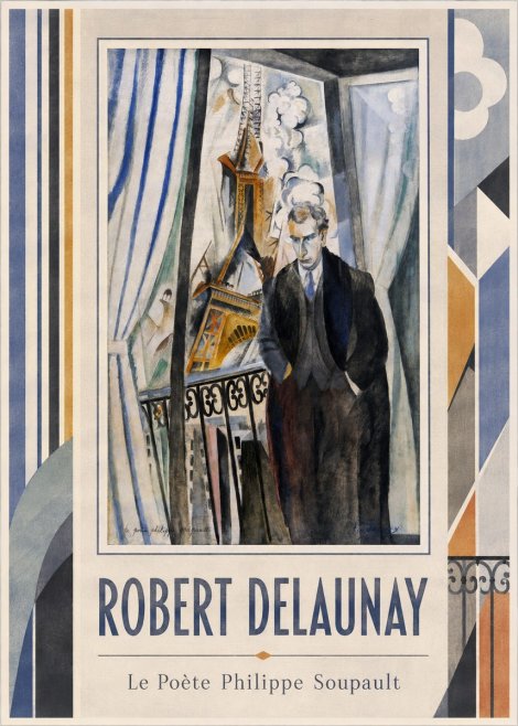 Robert Delaunay Le Poète Philippe Soupault No1 - Plakat