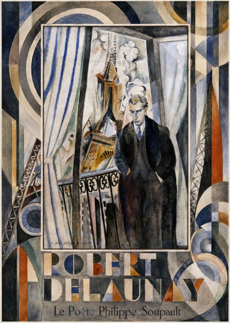 Robert Delaunay Le Poète Philippe Soupault No4 - Plakat