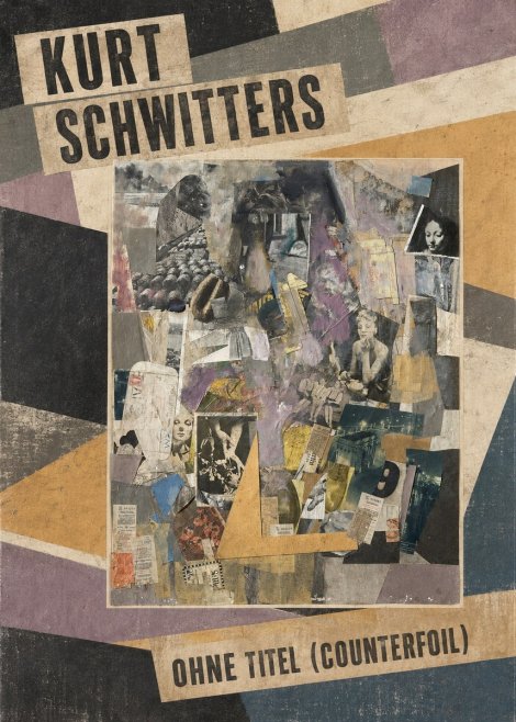 Kurt Schwitters Ohne Titel (Counterfoil) No4 - Plakat