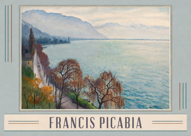 Francis Picabia Lac Léman No1 - Plakat