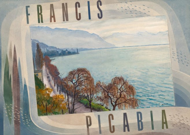 Francis Picabia Lac Léman No6 - Plakat