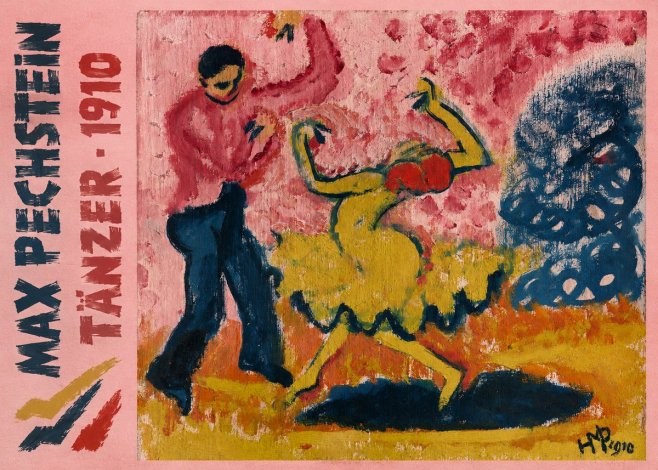 Max Pechstein Tänzer • 1910 No5 - Plakat