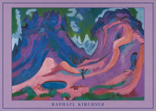 Raphael Kirchner Mountain Landscape II No3 - Plakat