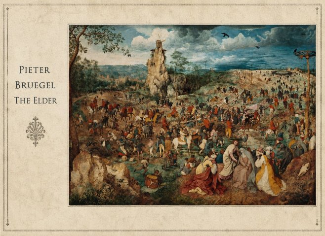 Pieter Bruegel The Procession to Calvary No5 - Plakat