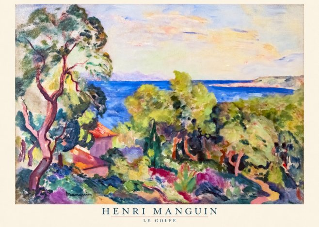 Henri Manguin Le Golfe No6 - Plakat