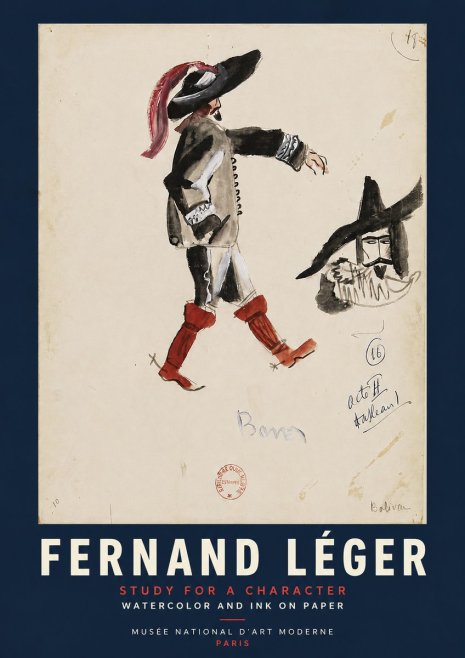 Fernand Léger Study for a Character II No4 - Plakat