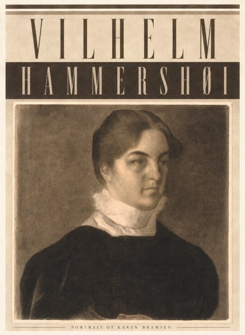 Vilhelm Hammershøi Portrait of Karen Bramsen No4 - Plakat