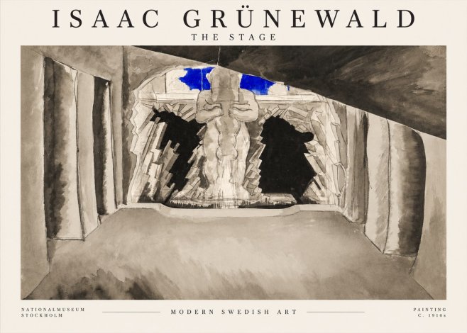 Isaac Grünewald The Stage No1 - Plakat