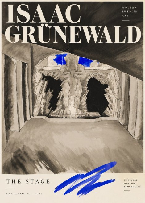 Isaac Grünewald The Stage No5 - Plakat