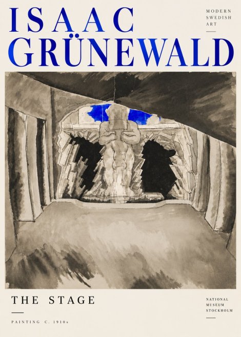 Isaac Grünewald The Stage No6 - Plakat