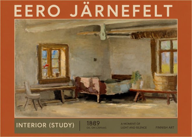 Eero Järnefelt Interior (Study) No2 - Plakat