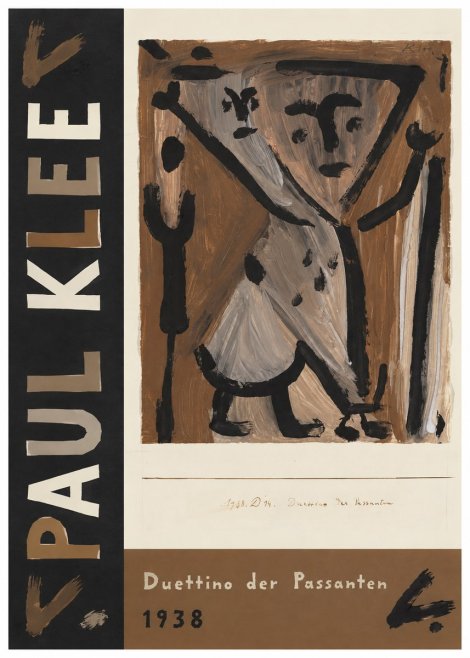 Paul Klee Duettino Der Passanten No2 - Plakat