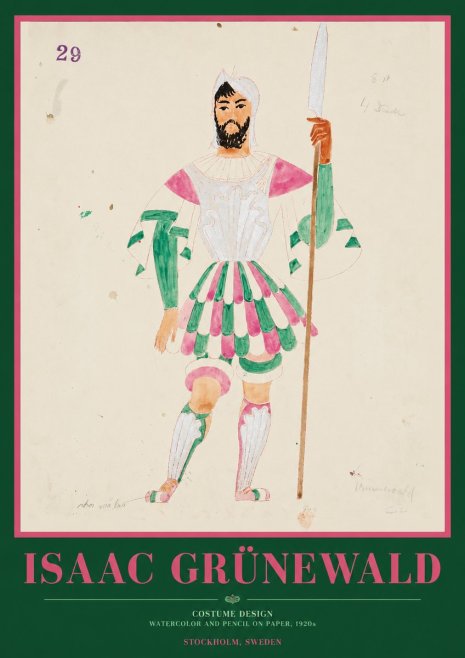 Isaac Grünewald Costume Design No. 29 No1 - Plakat