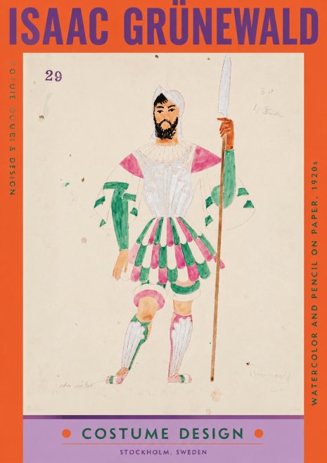 Isaac Grünewald Costume Design No. 29 No2 - Plakat