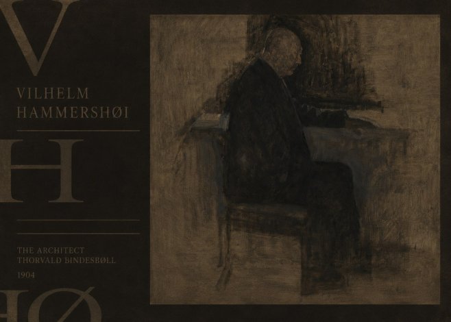 Vilhelm Hammershøi The Architect Thorvald Bindesbøll No6 - Plakat