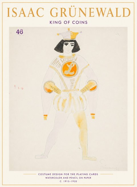 Isaac Grünewald King of Coins No1 - Plakat