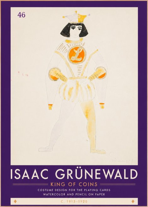 Isaac Grünewald King of Coins No3 - Plakat