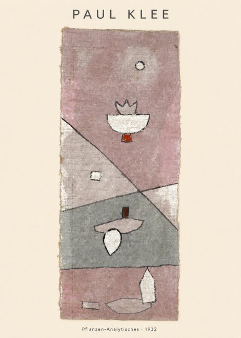 Paul Klee Pflanzen-analytisches No5 - Plakat