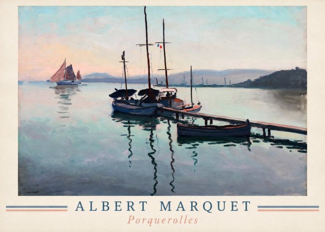 Albert Marquet Porquerolles No6 - Plakat