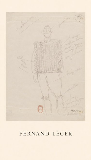 Fernand Léger Costume Study for a Male Figure No1 - Plakat