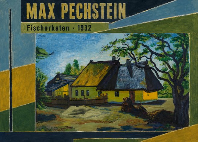 Max Pechstein Fischerkaten No6 - Plakat