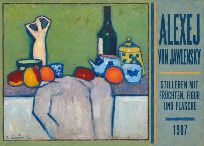 Alexej von Jawlensky Stilleben Mit Früchten, Figur Und Flasche 1907 No5 - Plakat