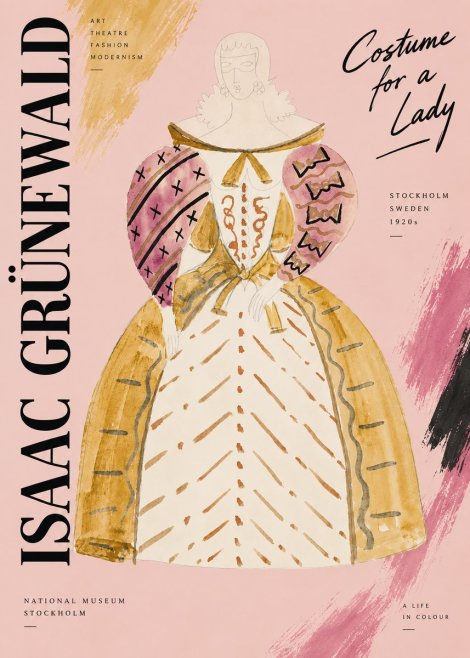 Isaac Grünewald Costume Design XII No6 - Plakat