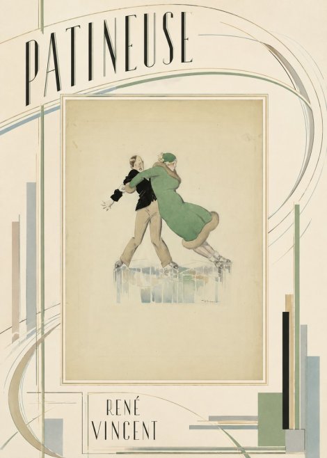 René Vincent Patineuse No3 - Plakat