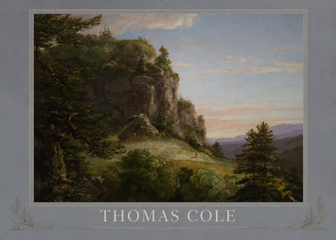 Thomas Cole Landscape, the Old Mill No2 - Plakat