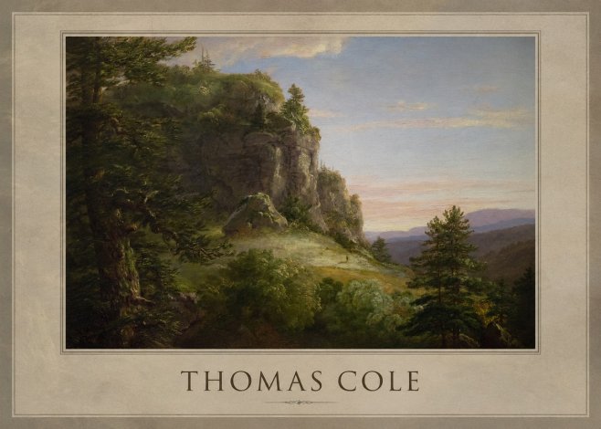 Thomas Cole Landscape, the Old Mill No4 - Plakat