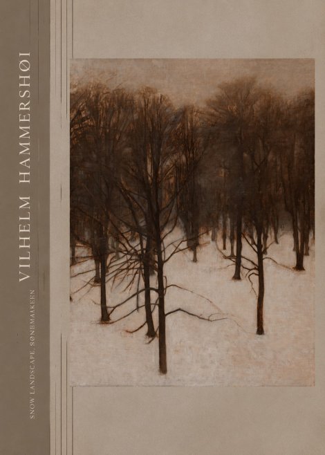 Vilhelm Hammershøi Snow Landscape, Søndermarken No2 - Plakat