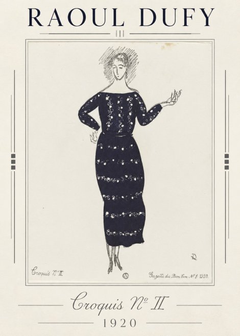 Raoul Dufy Croquis N° Ii No1 - Plakat