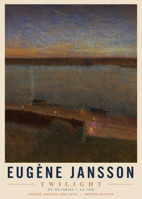 Eugène Jansson Twilight No4 - Plakat