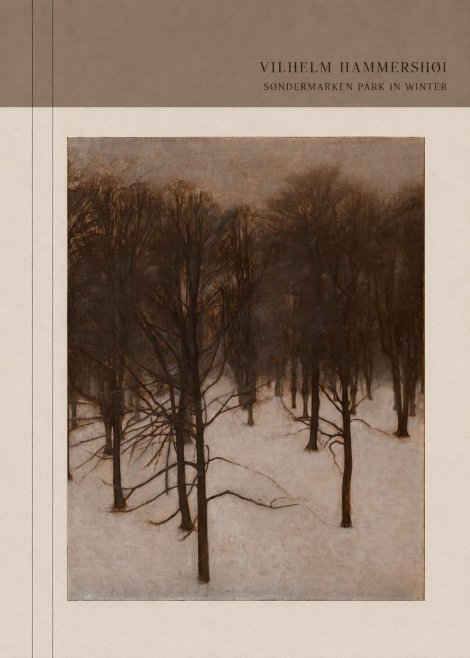 Vilhelm Hammershøi Søndermarken Park in Winter No3 - Plakat