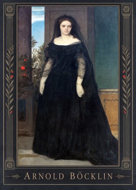 Arnold Böcklin Portrait of Mrs. Böcklin No1 - Plakat