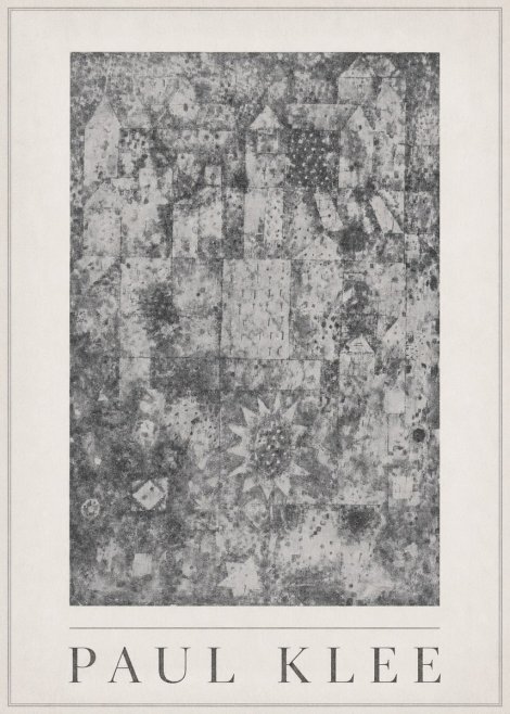 Paul Klee Town and Country No5 - Plakat