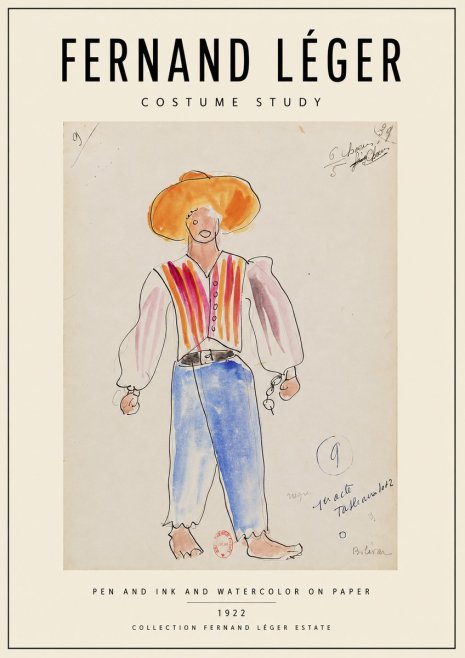 Fernand Léger Costume Study II No3 - Plakat