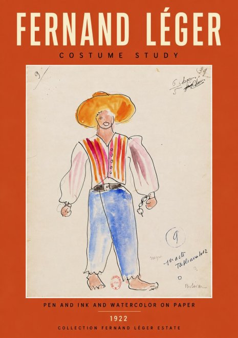 Fernand Léger Costume Study II No4 - Plakat